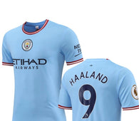 Football jersey Manchester City Haaland home 2022-2023 ( jersey and shorts/ specials )