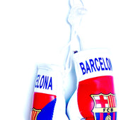 mini boxing gloves Barcelona fc  ( Barca / team gloves / boxing gloves / gifts / hanging gloves / car gloves )