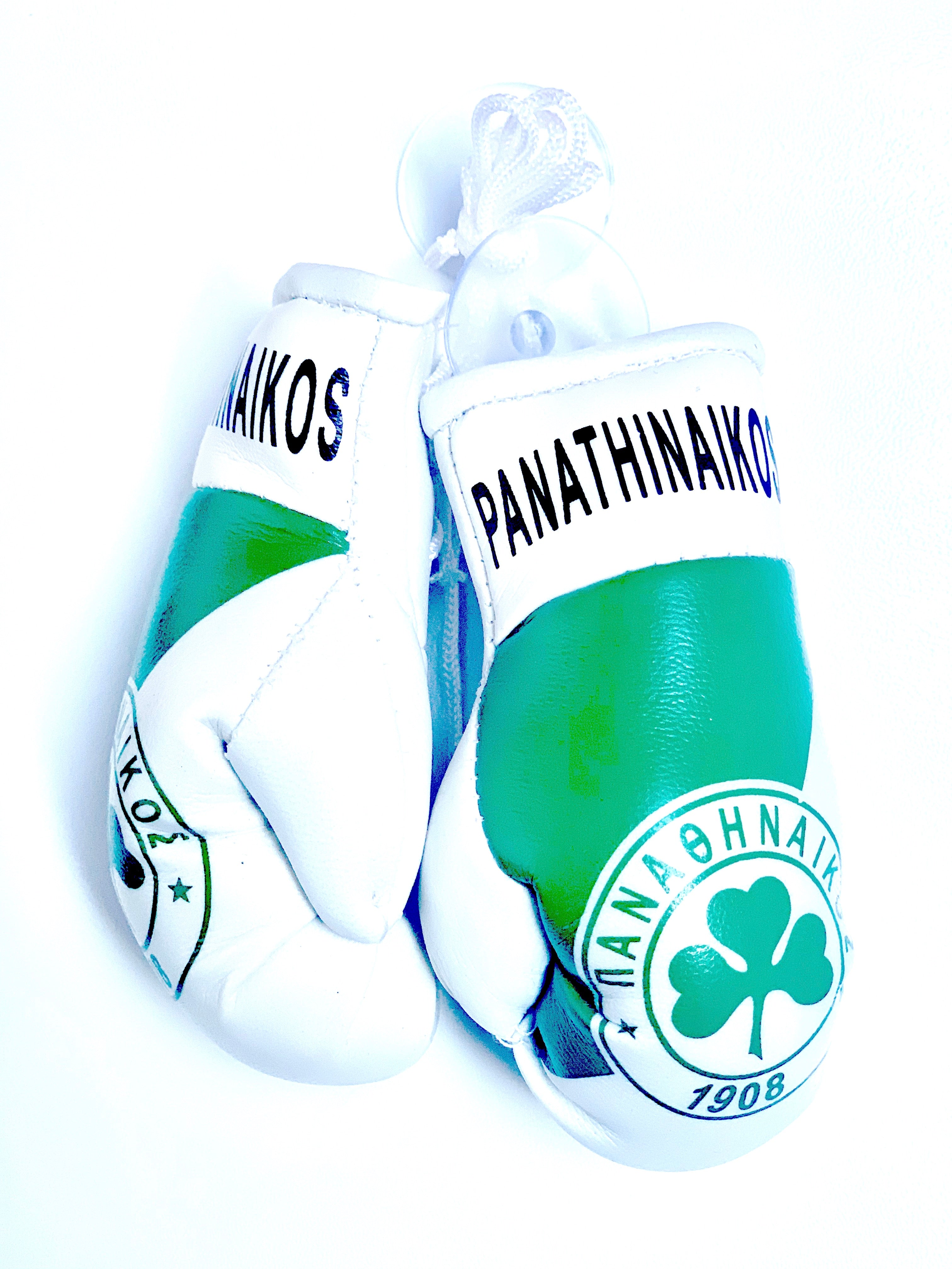 mini boxing gloves panthiniakos ( team gloves / boxing gloves / gifts / hanging gloves / car gloves )