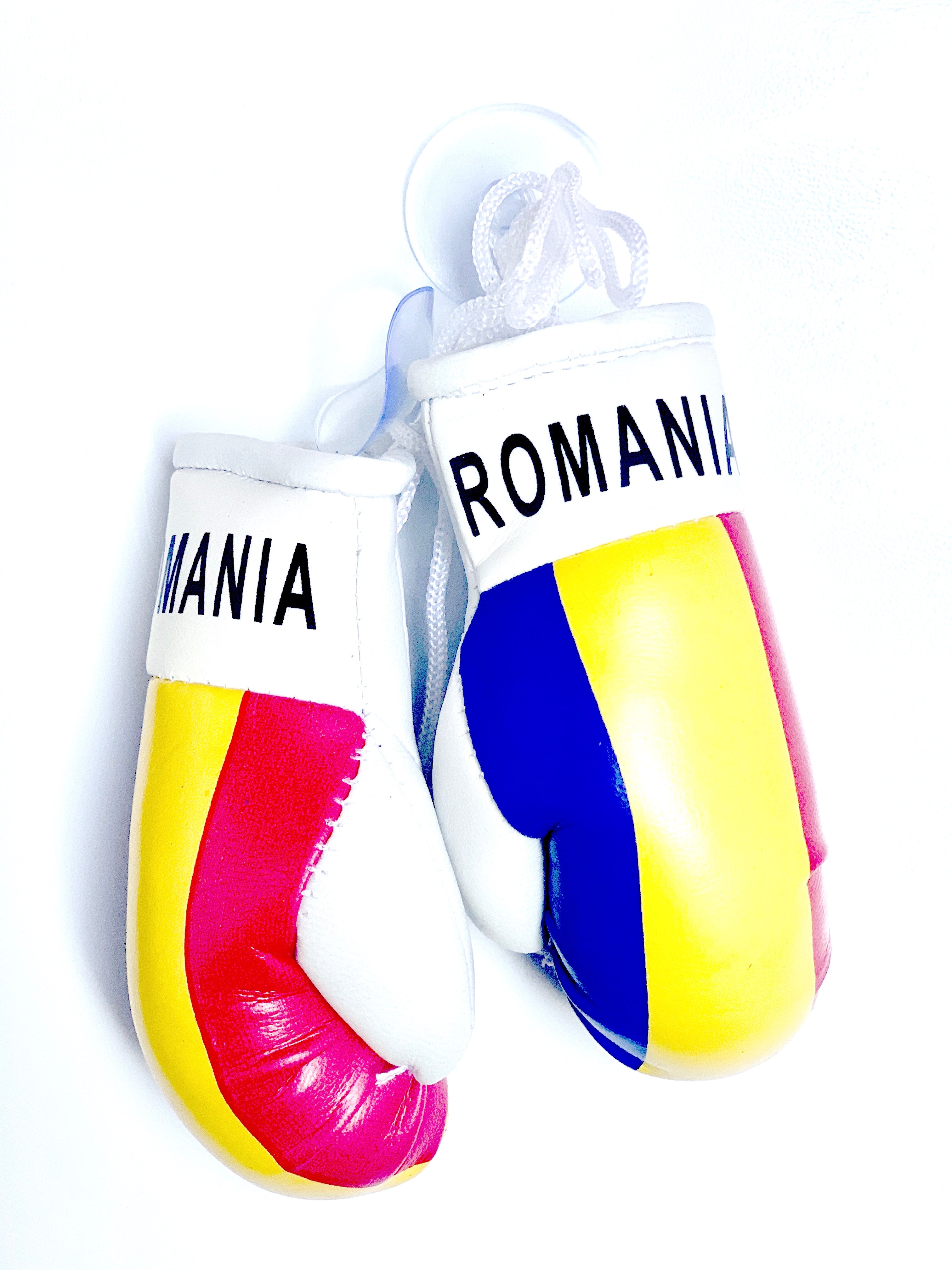 mini boxing gloves Romania ( Romanian / country gloves / boxing gloves / gifts / hanging gloves / car gloves )
