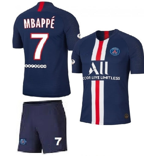 Football Jersey Paris saint Germain home Mbappe number#7 (Psg jersey / soccer shirt  / football shirt / Mbappe shirt / soccer Jersey)