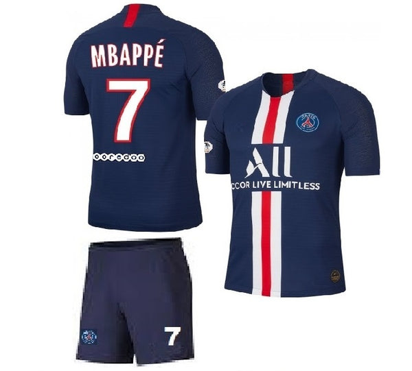 Football Jersey Paris saint Germain home Mbappe number#7 (Psg jersey / –  The FootyMan