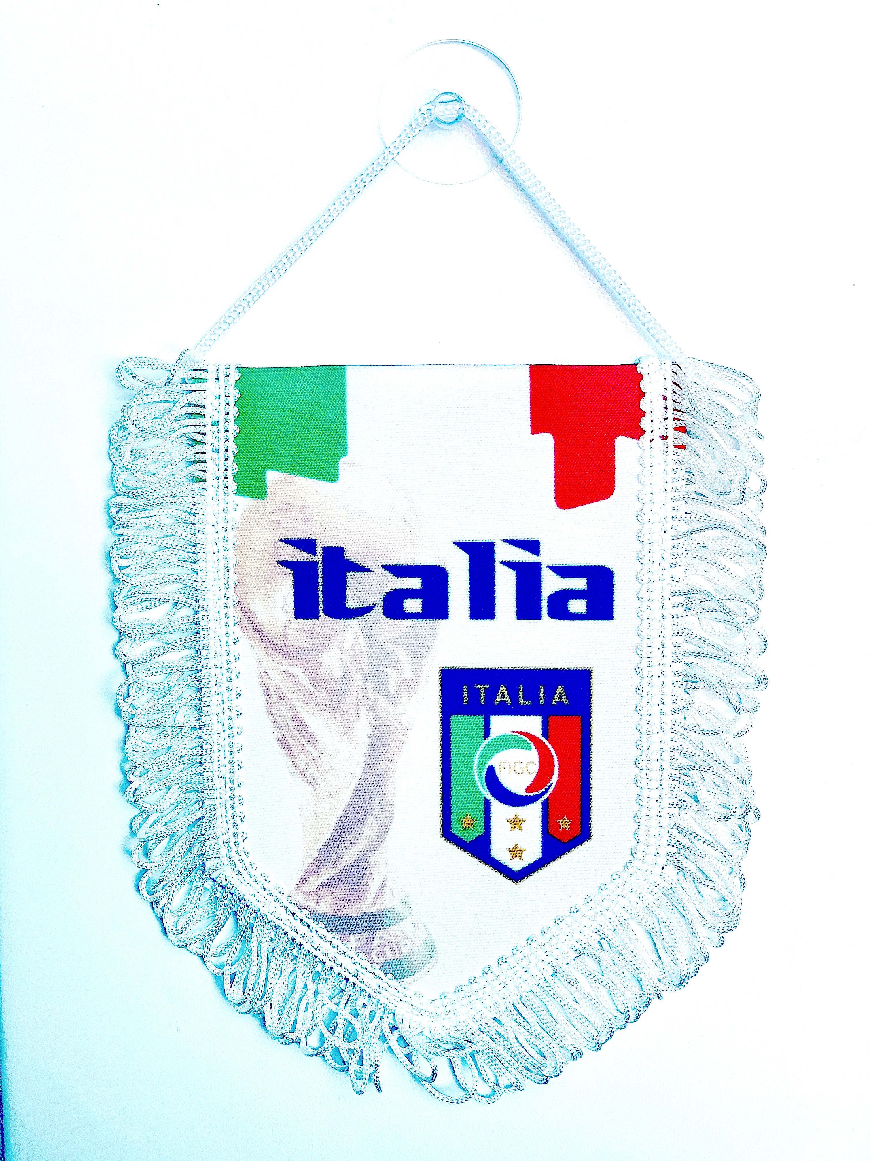 small car flag Italy (Italia banner / Italian banner / car banner / car pendant / accessory / small hanging flag / small pendant / country banner)
