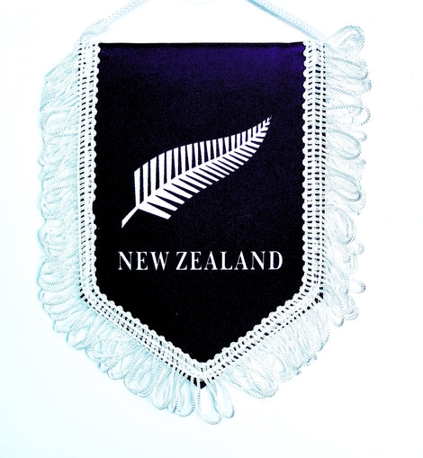 small car flag New Zealand ( kiwi banner / small banner / car banner / car accessory / small hanging flag / small pendant / country banner)
