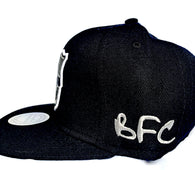 snapback Barcelona black cap ( barca hat / Barcelona cap / Barcelona hat / Barca cap / team cap / club hat / Messi cap )