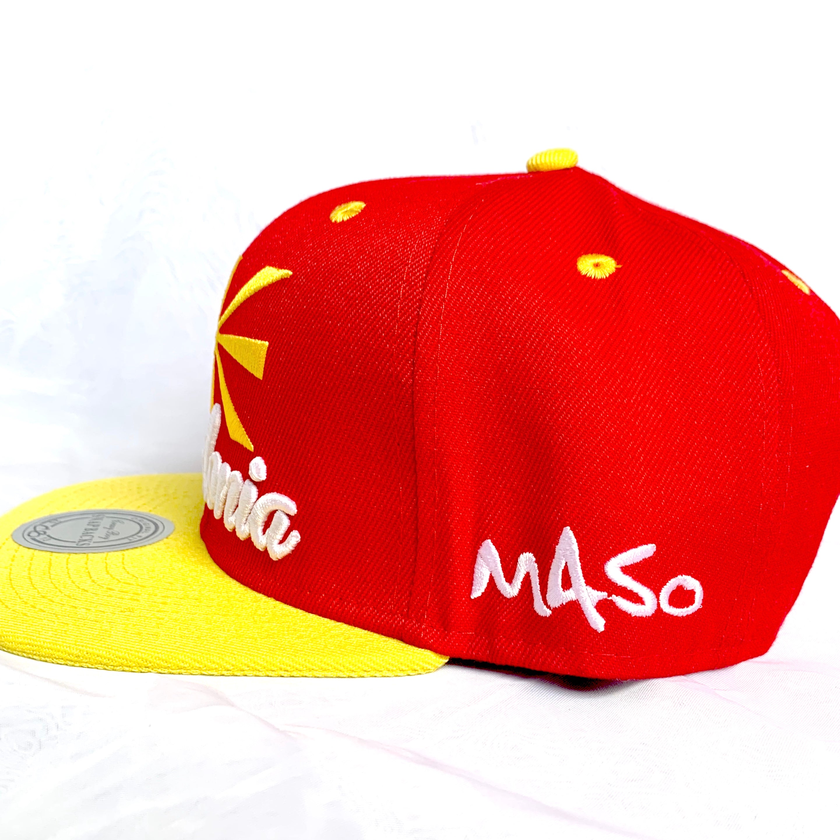 snapback Macedonia cap ( maso hat / Macedonia cap / Macedonian hat / Macedonian cap / harmony day / country hat  )