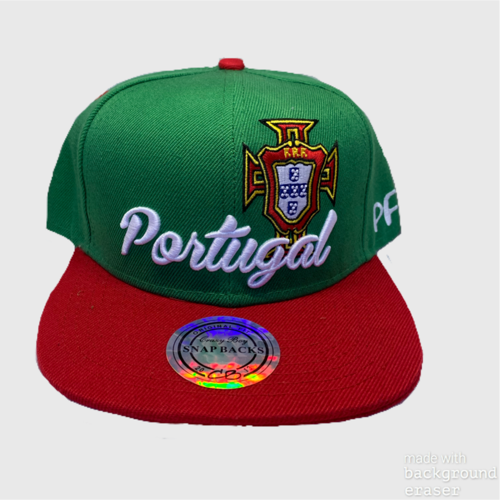 snapback Portugal ( Portugal cap / Portugal cap / Portuguese hat / Portuguese cap / country cap / Ronaldo cap / harmony day)
